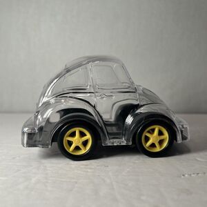 Vintage Volkswagen VW Beetle Bug Clear Plastic Toy Car Mangelsen’s